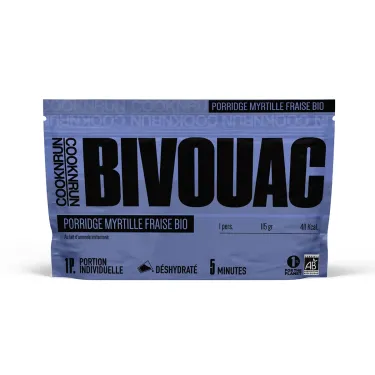 Luomu mustikka-mansikka puuro