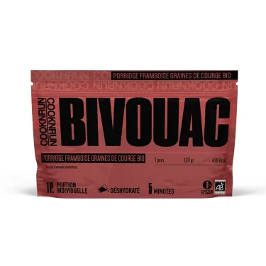 Porridge al lampone e semi di zucca biologico