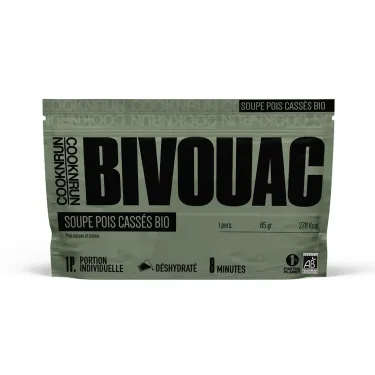 Soupe de pois cassés au cumin bio