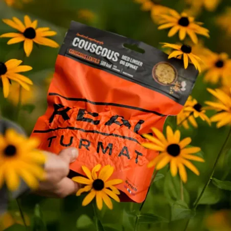 Couscous aux lentilles et aux épinards
