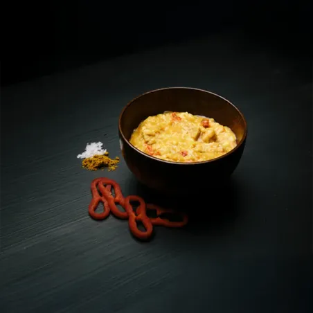 Hähnchen-Curry mit Reis - Großformat