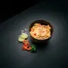 Nudeln in Sahnesauce mit Schweinefleisch - Große Portion