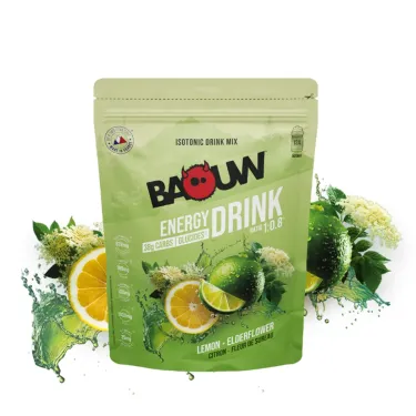 Baouw Energy-Getränk - Zitrone, Holunderblüte
