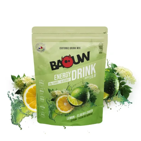 Bevanda energetica Baouw - Limone, fiore di sambuco