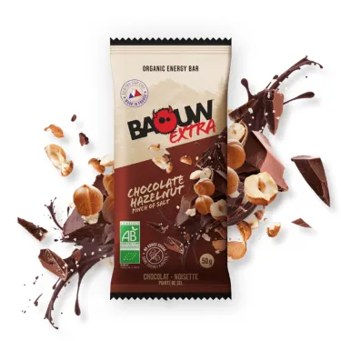 Bio-Energieriegel Baouw Extra - Schokolade, Haselnuss
