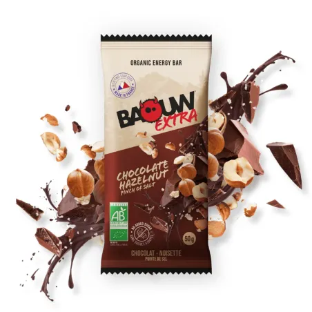 Bio-Energieriegel Baouw Extra - Schokolade, Haselnuss