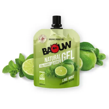 Gel énergétique bio Baouw - Citron vert, menthe
