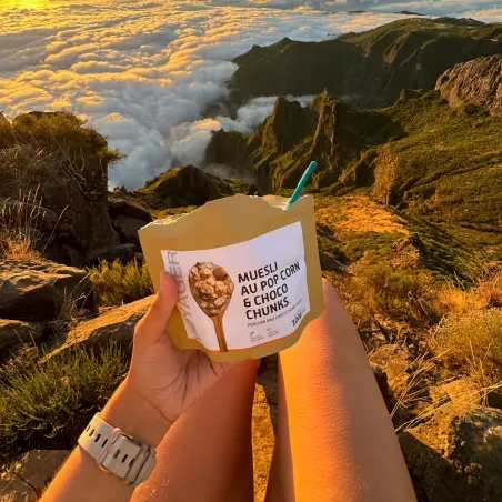 Muesli au pop corn et choco chunks