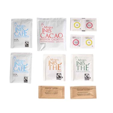 Kit bebidas quentes e condimentos