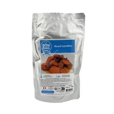 Naudanlihaa ja porkkanoita