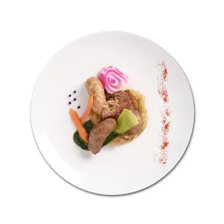 Duck sauerkraut with Riesling