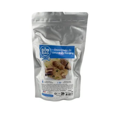 Duck sauerkraut with Riesling