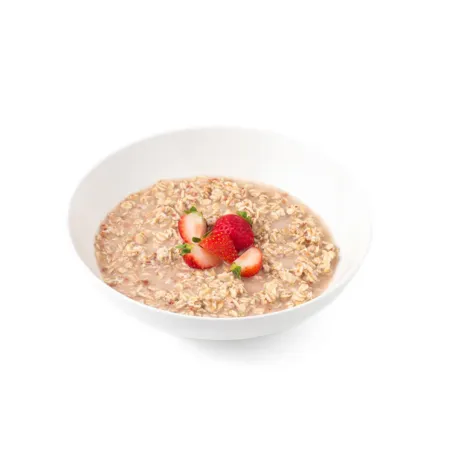 Müsli mit Erdbeeren