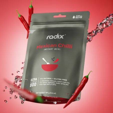 Chili messicano vegetariano con riso - Formato grande