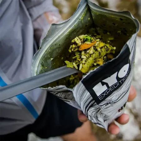 Curry vert d'orties au riz