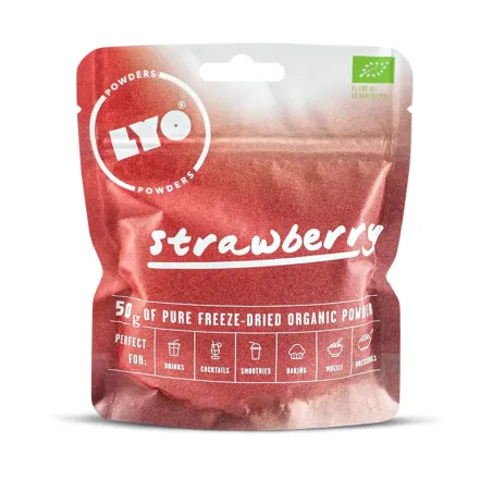 Proszek truskawkowy bio