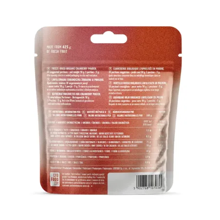 Organic cranberry powder