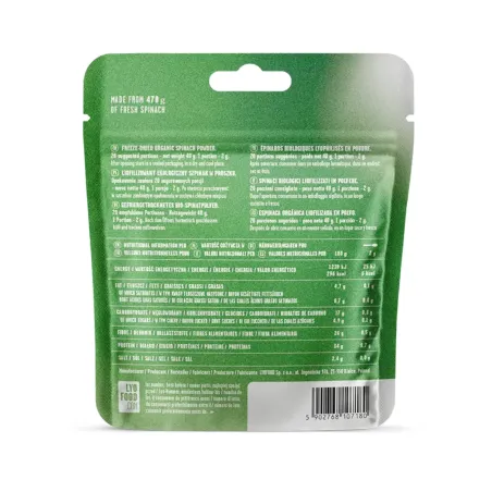 Poudre d'épinards bio