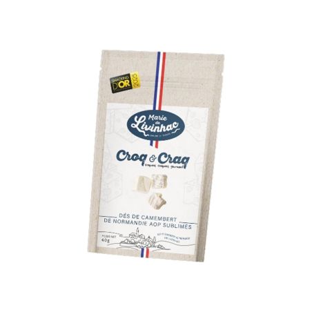 Dés de Camembert - AOP sublimés - Fromage en snack