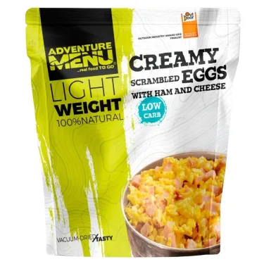Scrambled Eggs with Ham and Cheese - Large Format