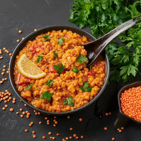 Linsen-Dahl-Suppe