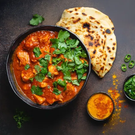 Kyckling tikka masala med basmatris