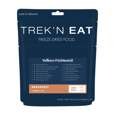 Müsli med fuldkornshvede og frugt