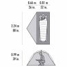 Tente de randonnée MSR Hubba Hubba HD - 1 personne