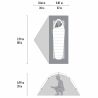 Tente de randonnée MSR Hubba Hubba LT - 1 personne