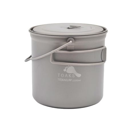 Titanium-Kochgeschirr Toaks mit Griff - 1,1 L