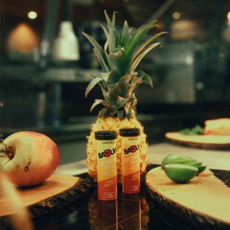 Tube de pastilles électrolytes Baouw - Mangue, ananas