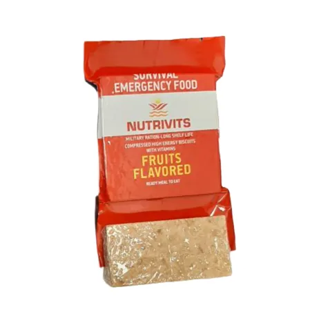 Biscoito de emergência Nutrivits - Frutas - 15 anos