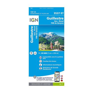 Carte IGN - Guillestre - Queyras