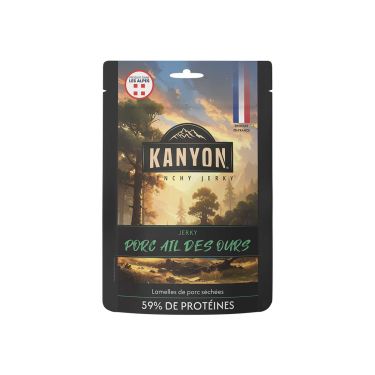 Pork Jerky Kanyon - Svinekød med Ramsløg - 25 g