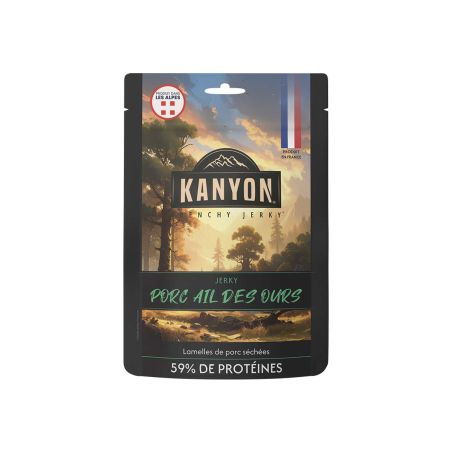 Pork Jerky Kanyon - Svinekød med Ramsløg - 25 g