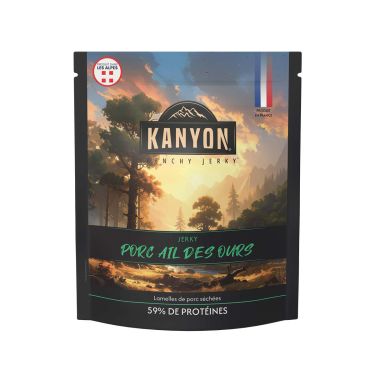 Pork Jerky Kanyon - Svinekød med Ramsløg - 50 g