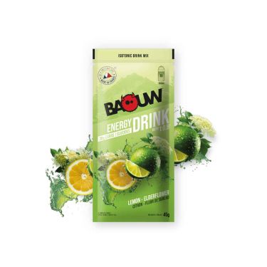 Bevanda energetica Baouw - Limone, fiori di sambuco - Stick 45 g