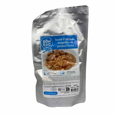 Lammgryta med vita bönor och rökt skinka