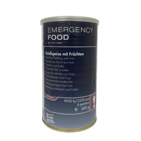 Kasza manna z mlekiem i owocami – 12 lat