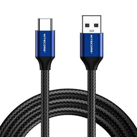 Nitecore Reinforced Charging Cable - USB-A to USB-C