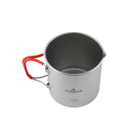 Popote en titane Robens Forge Solo Pot UL - 0,65 L
