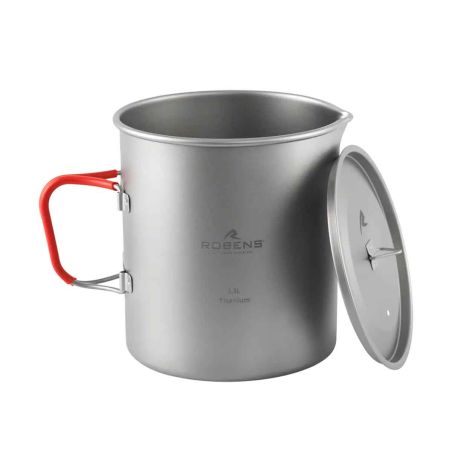 Popote en titane Robens Forge Duo Pot UL - 1,3 L