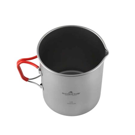 Popote en titane Robens Forge Duo Pot UL - 1,3 L