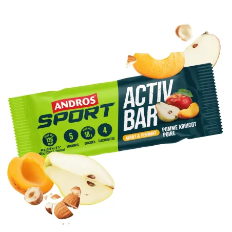 Energieriegel Andros Sport - Apfel, Birne, Aprikose