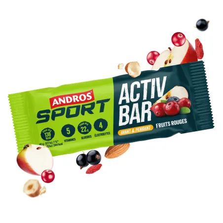 Barretta energetica Andros Sport - Frutti rossi