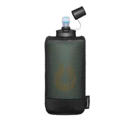 Hydrapak flaska och flaskhållare