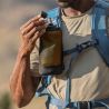 Hydrapak drinkfles met flessenhouder