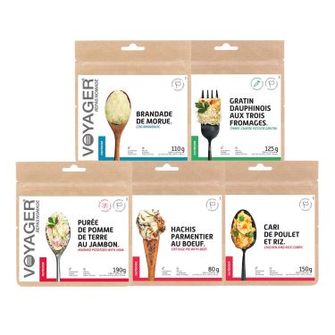 Selection - 5 freeze dried food - Voyager