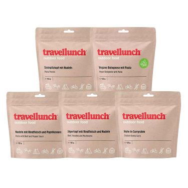 Selection - 5 freeze dried food - Travellunch