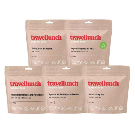 Selection - 5 freeze dried food - Travellunch
